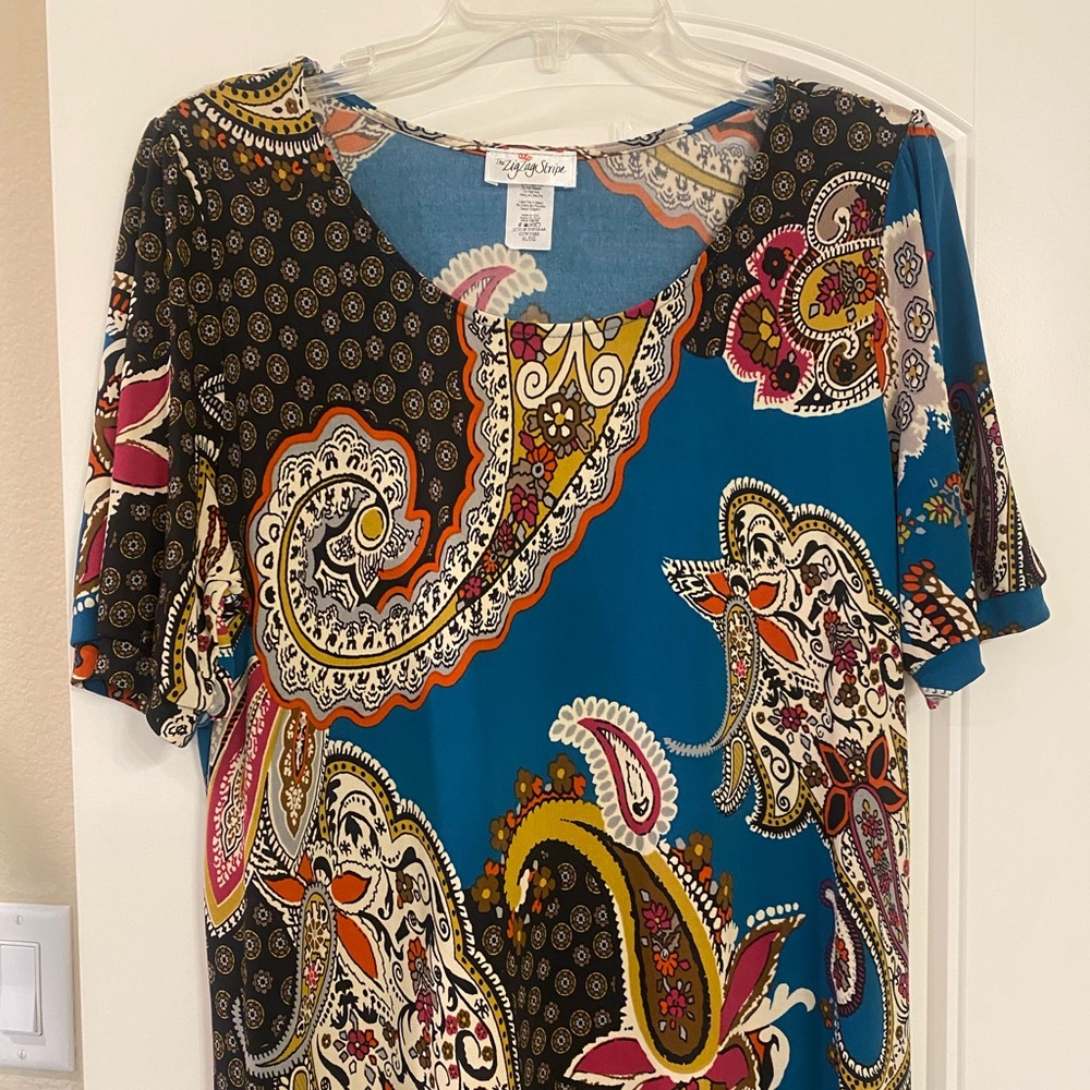 ZZS size XL dress 92% Polyester and 8% Spandex  worn once